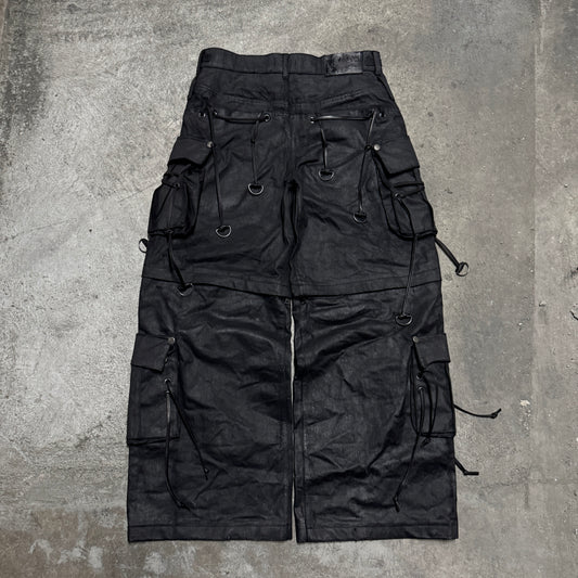 Waxed Convertible Rave Pants