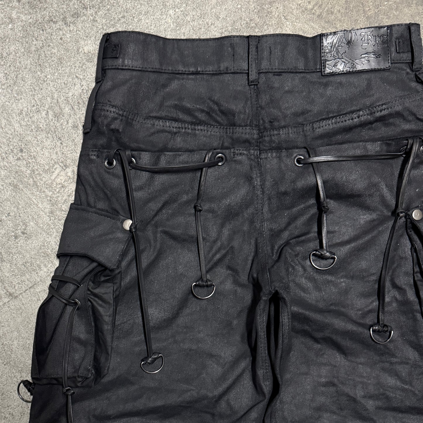 Waxed Convertible Rave Pants