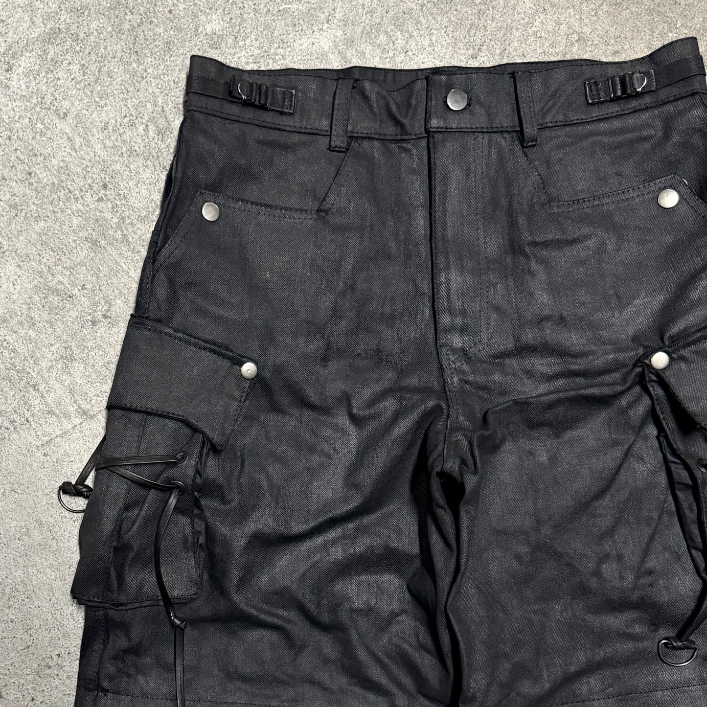 Waxed Convertible Rave Pants