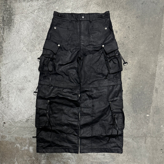 Waxed Convertible Rave Pants